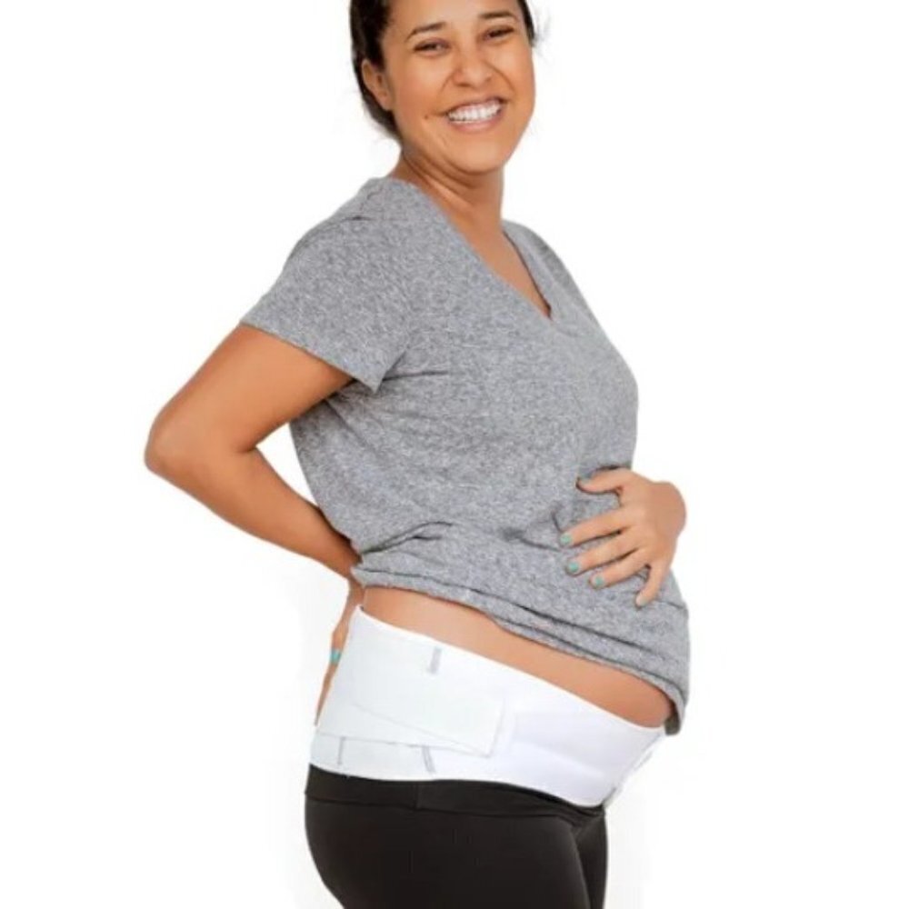 Motif Medical Womens Size Large 14-18 Maternity Lumbar Support Band in White